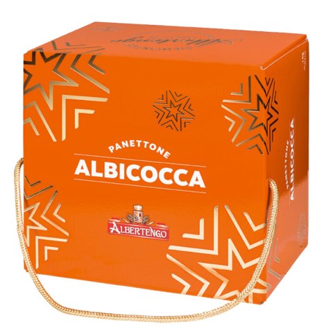 ALBERTENGO PANETTONE ALBICOCCA Włoska Babka z Morelą Box 1kg