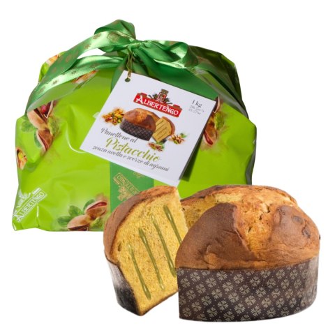 ALBERTENGO PANETTONE PISTACCHIO Włoska Babka Pistacjowa 1kg
