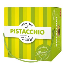 ALBERTENGO PANETTONE PISTACCHIO Włoska Babka Pistacjowa Box 1kg