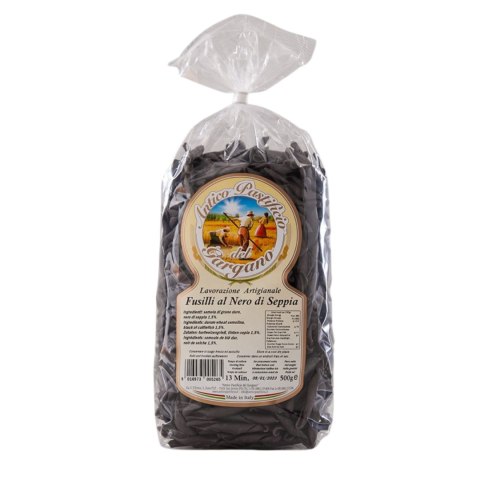 ANTICO PASTIFICIO Makaron FUSILLI z Atramentem z Kałamarnicy 500g