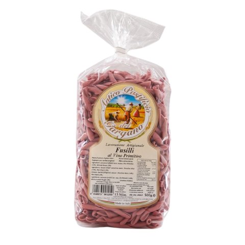 ANTICO PASTIFICIO Makaron FUSILLI z Winem Primitivo Włoski 500g