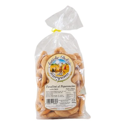 ANTICO PASTIFICIO TARALLINI z Chili Chrupiące Pieczywo 300g