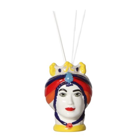 ARCA DYFUZOR Zapachowy Patyczki Głowa Sycylijska 9x12cm Ceramika