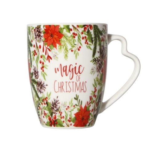 ARCA KUBEK ŚWIĄTECZNY Prezent 280ml Porcelana Wzór 7