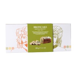 BRONTEDOLCI Ciasto z Kremem Pistacjowym w Białej Czekoladzie 400g