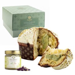 BRONTEDOLCI PANETTONE Włoska Babka + Krem Pistacjowy 1kg