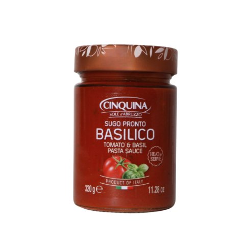 CINQUINA SOS POMIDOROWO-BAZYLIOWY 320g Włochy