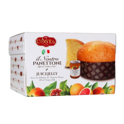 COSTA DOLCI PANETTONE 410g + Galaretka z Pomarańczy 90g + DRUGA SZT GRATIS