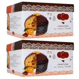 COSTA DOLCI PANETTONE Pomarańczowo-Czekoladowe 1kg + DRUGA SZT GRATIS