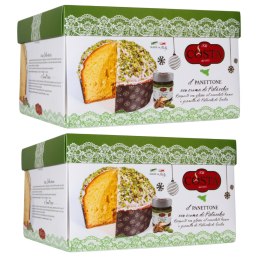 COSTA DOLCI PANETTONE z Pistacjami 810g + Krem Pistacja + DRUGA SZT GRATIS