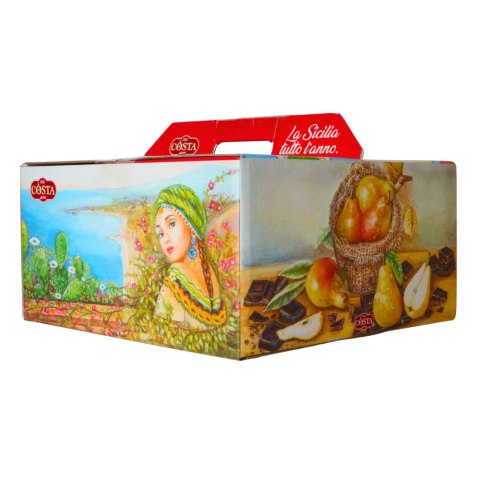 COSTA DOLCI PANETTONE z Polewą Czekoladową 1720g + Krem Czekoladowy 2x190g