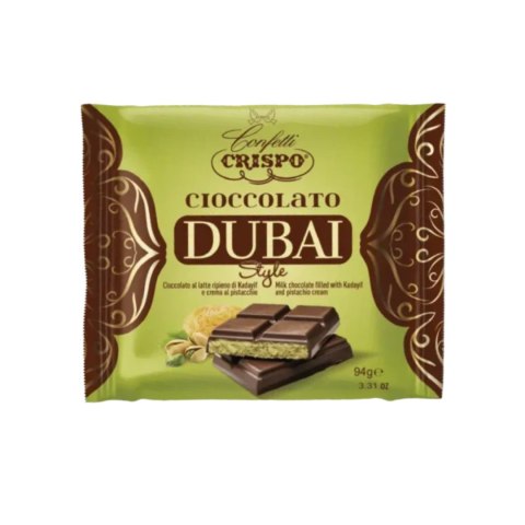CRISPO DUBAJSKA CZEKOLADA z Pistacjami Kataifi 94g CRISPO DUBAJSKA CZEKOLADA z Pistacjami Kataifi 94g