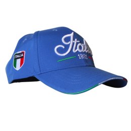 CZAPKA Z DASZKIEM 1861 Italia Niebieska Bejsbolówka Włochy