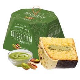 DAIS PANETTONE z Kremem Pistacjowym Włoska Babka Ciasto 800g