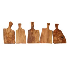 Deska z drewna oliwnego do krojenia serwowania 27x15 cm