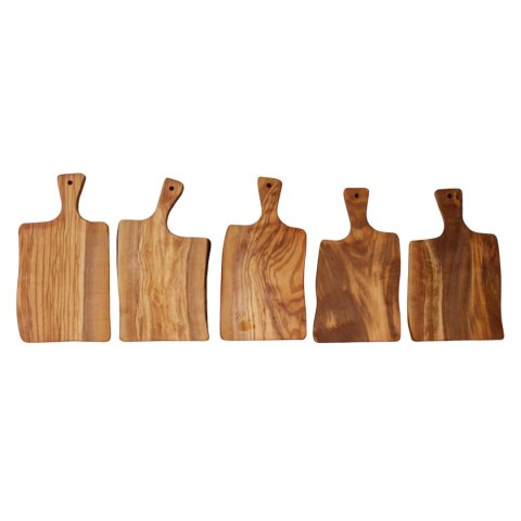 Deska z drewna oliwnego do krojenia serwowania 27x15 cm