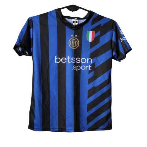 KOSZULKA PIŁKARSKA INTER MEDIOLAN 7-8 lat T-Shirt Logo OFFICIAL PRODUCT