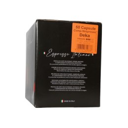 MOKA ITALIA KAPSUŁKI NESPRESSO DEKA Bez Kofeiny 50 sztuk