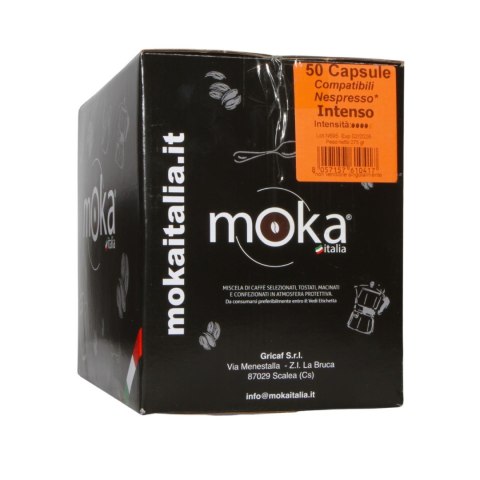 MOKA ITALIA KAPSUŁKI NESPRESSO INTENSO 50 sztuk