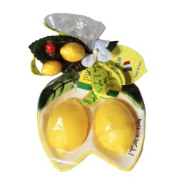 MYDELNICZKA + 2x Mydełko Cytryny Italia Prezent