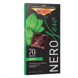 NOVI Czekolada Gorzka 70% z Miętą 75g