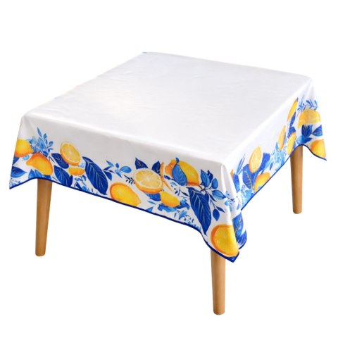 OBRUS w STYLU WŁOSKIM Blu Limoni 150x150 cm Włochy