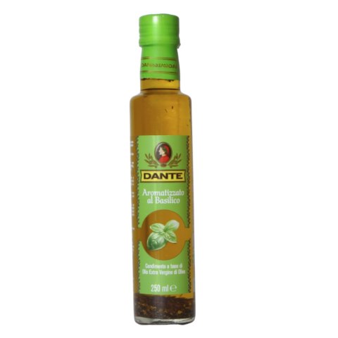 OLIO DANTE OLIWA Extra Vergine Aromatyzowana Smak BAZYLIA 250ml OLIO DANTE OLIWA Extra Vergine Aromatyzowana Smak BAZYLIA 250ml