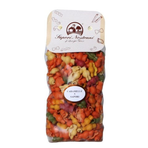 SAPORI NOSTRANI MAKARON CUKIERKI 5 Smaków z Pszenicy Durum 500g Włochy