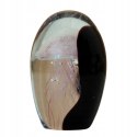 SZKLANA DEKORACJA Czarna + Meduza Różowa 11cm