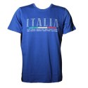 T-SHIRT KOSZULKA MĘSKA ITALIA Niebieska L Włochy Italy