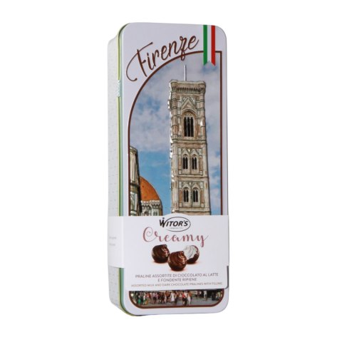 WITORS Firenze czekoladki włoskie praliny w puszce 210g WITORS Firenze czekoladki włoskie praliny w puszce 210g