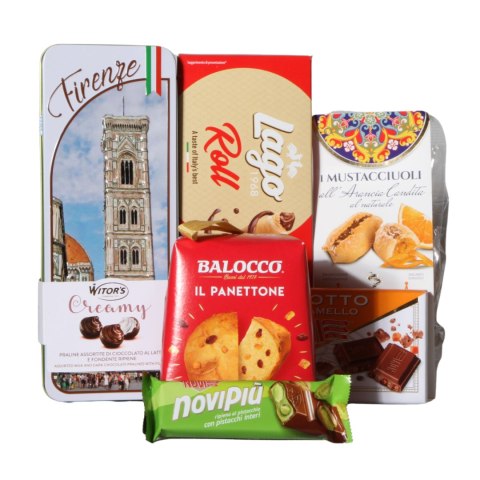 ZESTAW Amore Italiano 6 Produktów Włochy Prezent Świąteczny ZESTAW Amore Italiano 6 Produktów Włochy Prezent Świąteczny