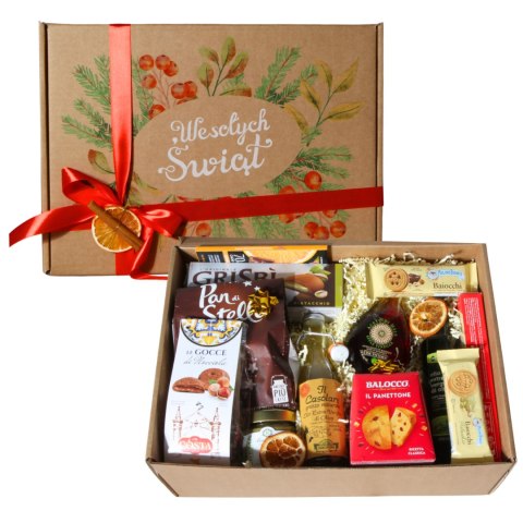 ZESTAW Collezione Italiana 12 Produktów Włochy Prezent Świąteczny ZESTAW Collezione Italiana 12 Produktów Włochy Prezent Świąteczny