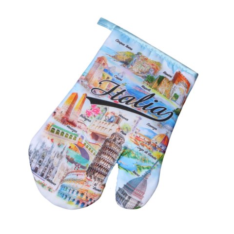 ZESTAW KUCHENNY Rękawica + Ścierka + Podkładka Italia Prezent