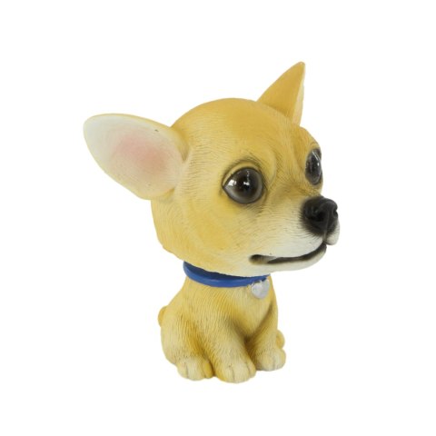 FIGURKA Pies Chihuahua 8cm - kiwająca głowa gadżet prezent Włochy FIGURKA Pies Chihuahua 8cm - kiwająca głowa gadżet prezent Włochy