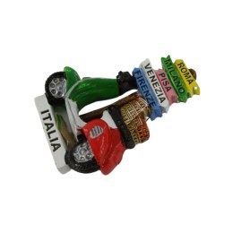 Magnes miniatura skuter Vespa replika koloseum Italia gadżet prezent Włochy