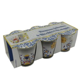 ARCA SZKLANKI zdobione Capri Włochy komplet 6szt.
