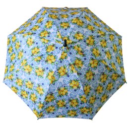 PARASOL Parasolka Cytryny Niebieski średnica 110cm