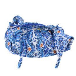 TORBA Bawełniana Zakupy Plaża Niebieska Włochy 65x40cm