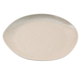 ARCA ALICE Beżowy Talerz Talerzyk Deserowy 21,5cm Porcelana