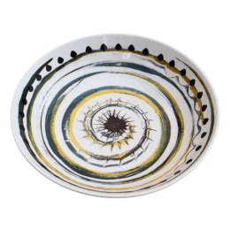 ARCA APULIA Talerz Głęboki Obiadowy 20cm ZIELONY Porcelana