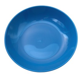 ARCA BIANCA Niebieski Talerz Głęboki Obiadowy 20cm Porcelana