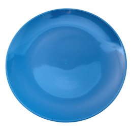 ARCA BIANCA Niebieski Talerz Płaski Obiadowy 27cm Porcelana