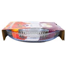 ARCA NACZYNIE ŻAROODPONE Okrągłe Zestaw 2x Do Zapiekania 31,5cm 25,5cm