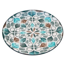 ARCA Petalo Niebieski Talerz Płaski Obiadowy 27cm Ceramika