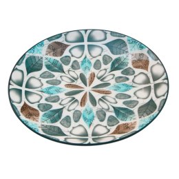 ARCA Petalo Niebieski Talerz Talerzyk Deserowy 20cm Ceramika