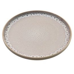 ARCA REACTIVE Beżowy Talerz Płaski Obiadowy 26,5cm Ceramika