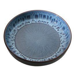 ARCA REACTIVE Granatowy Talerz Głęboki Obiadowy 20cm Ceramika