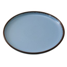 ARCA TIERRA Niebieski Talerz Talerzyk Deserowy Obiadowy 21cm Porcelana