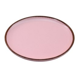 ARCA TIERRA Różowy Talerz Talerzyk Deserowy 21cm Porcelana